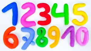 Цифры из Воздушного Пластилина — Учим Считать!