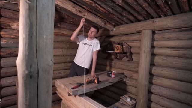 Ушел в огромный дом под землей сделать септик и стол своими руками. Жаркое смотреть онлайн