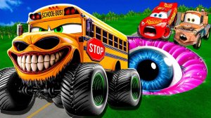 Машинки летают и прыгают! Развивающие мультики Машины помощники. Мультфильмы про машинки