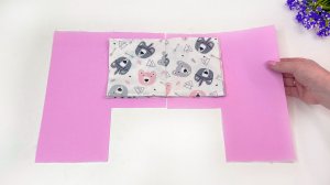 Своими руками 🧵 Как сшить текстильный бокс с ячейками для хранения