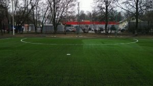 Строительство футбольного поля из искусственного газона DiaSport ProfiFotball для ДС«Юность» Щелково