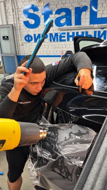 BMW X3 - ремонт вмятины на крышке багажника без покраски смотреть онлайн