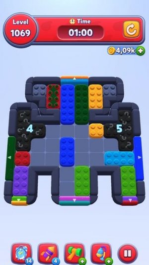Color Block Jam 1069 Уровень