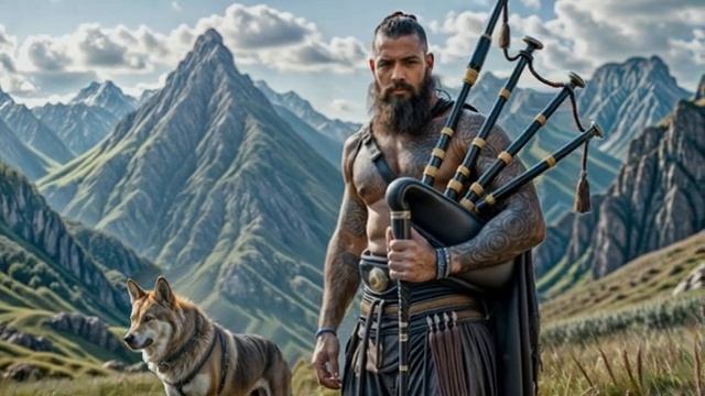 Bagpipes Rock Melodies Hard Rock Celtic Metal For Motivation Nordic Highlands Powerful Sound