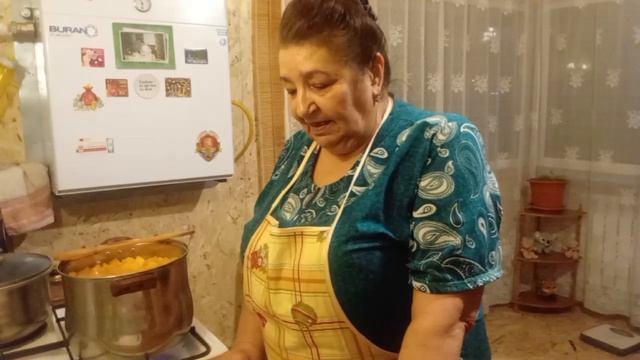 Готовим тыквенный -яблочный сок.