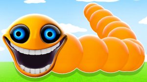 Я сделал нового смайлика-голодного червяка из roblox