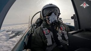 Боевое дежурство экипажа Су-35с