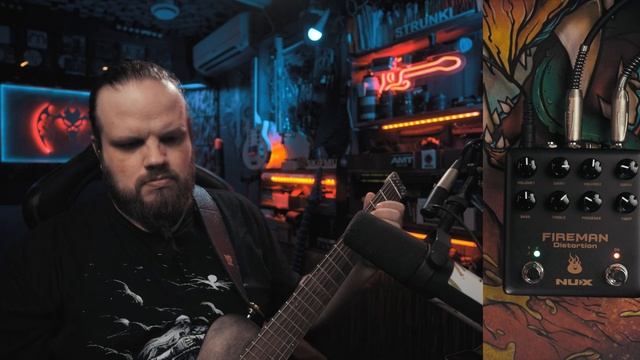 NUX NDS-5 Fireman - гитарная дисторшн педаль смотреть онлайн