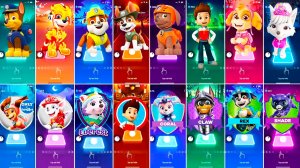 Мультики для Детей Щенячий Патруль Tiles Hop - ГОНЩИК, МАРШАЛЛ, КРЕПЫШ, ТРАКЕР, ЗУМА, РАЙДЕР