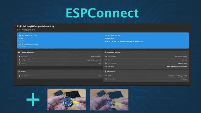 Программа ESPConnect для контроля платы ESP32