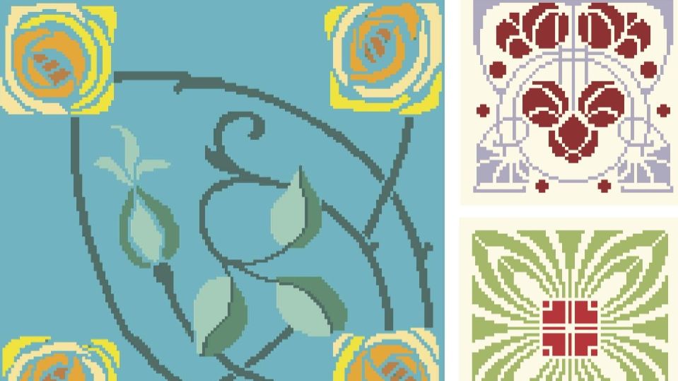 🕰️🧶Старинные СХЕМЫ Art Nouveau для вязания и рукоделия. Подборка №176.🧶🕰️ смотреть онлайн