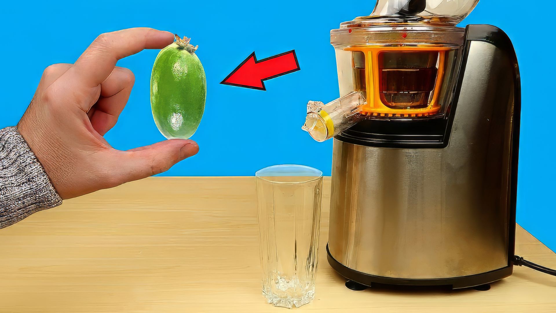 Что если сделать сок из Фейхоа? Самый дорогой сок! Бедная соковыжималка. смотреть онлайн