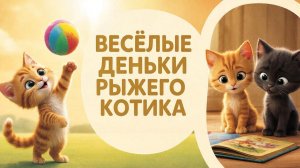 Мультфильм для детей. Весёлые деньки рыжего котика