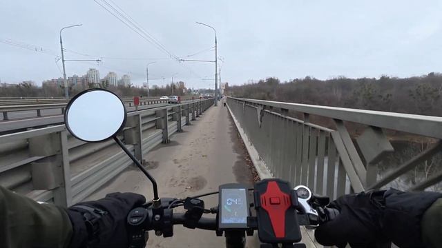 Ежедневный путь дом-работа на электрофэтбайке Wenbox F10