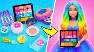 💋 Макияж для кукол из переработанных вещей ♻️ Простые DIY-идеи!