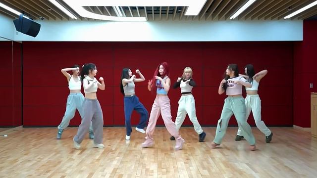 Nmixx-dice Dance Practice Mirror (видео не мое)