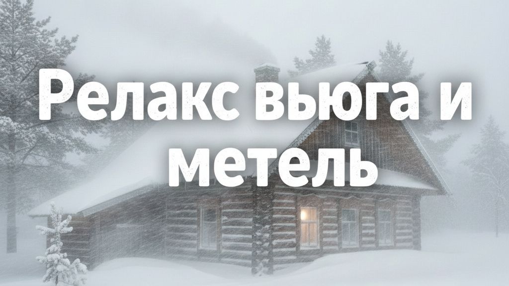 Релакс - вьюга и метель Сибирь смотреть онлайн