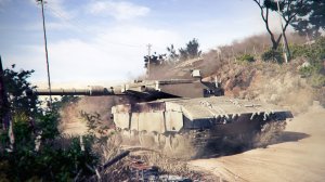 Мир танков. Танковый бой Израильский средний танк 10 ур. Merkava LP локация Промзона