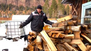 Неверояные изменения на реке,  новый дровокол и другие дела