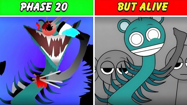 спрунки фаза 20 (не оригинал) против but alive микс