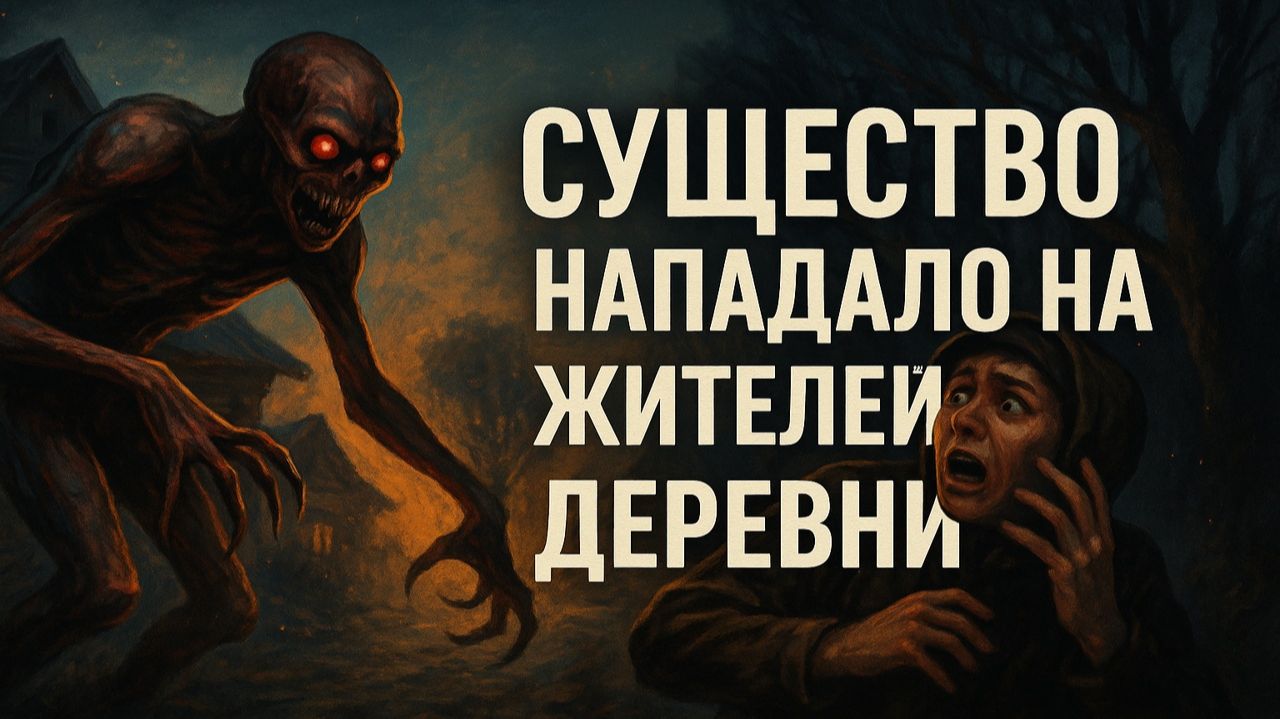 В 1990 году Неизвестное СУЩЕСТВО Нападало на Жителей Деревни. Секретные Архивы ФСБ. Страшные Истории смотреть онлайн