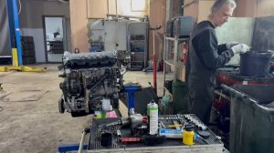 Пежо Боксер, Ситроен Джампер, дефектовка и замена мотора 2.2 дизель!