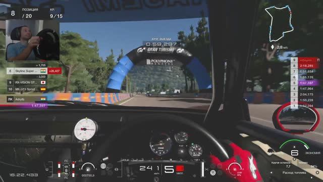 PS4 PRO - Moza R5 - Gran Turismo 7 - Будни Гонщика 3 - карьера 054 - brook Raslution 2 смотреть онлайн