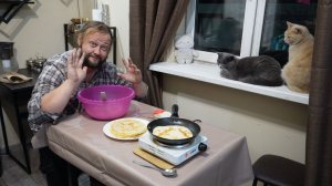 Деревенские блины без комочков это просто БЛИНЫ НА ПРАЗДНИК подвал ильича  ЕДА