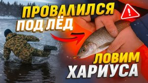 ПРОВАЛИЛСЯ под ЛЁД / ЛОВИМ ХАРИУСА 2025-26