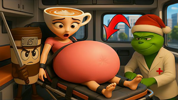 Балерина Капучина беременна от Ассасино Капучино. Гринч украл Балерину Капучину