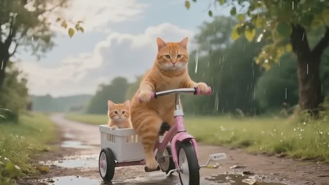 🐾 Добрые и познавательные мультики для детей: приключения рыжего котика! #8 🐾 смотреть онлайн