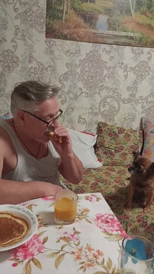 Жена дала на пробу сок из тыквы