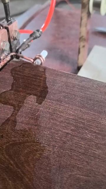 Тест нагрева вольфрама толшиной 12 микрон частота 27 мГц