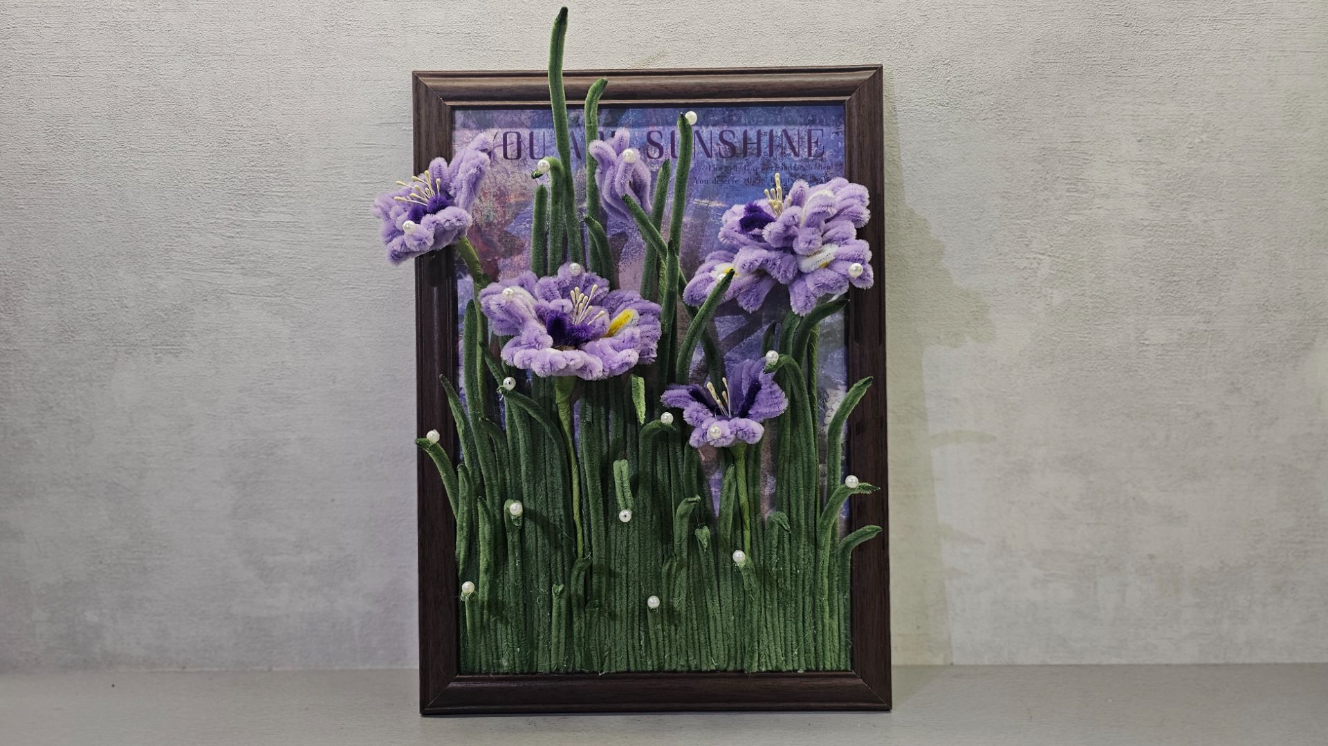 Картина из синельной проволоки. Мастер-класс смотреть онлайн