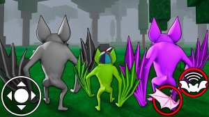 Играем за семью Летучей мыши в 99 ночей в лесу! Анимация Роблокс