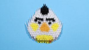 Энгри бердс оригами из бумаги. Сборка Angry Birds.