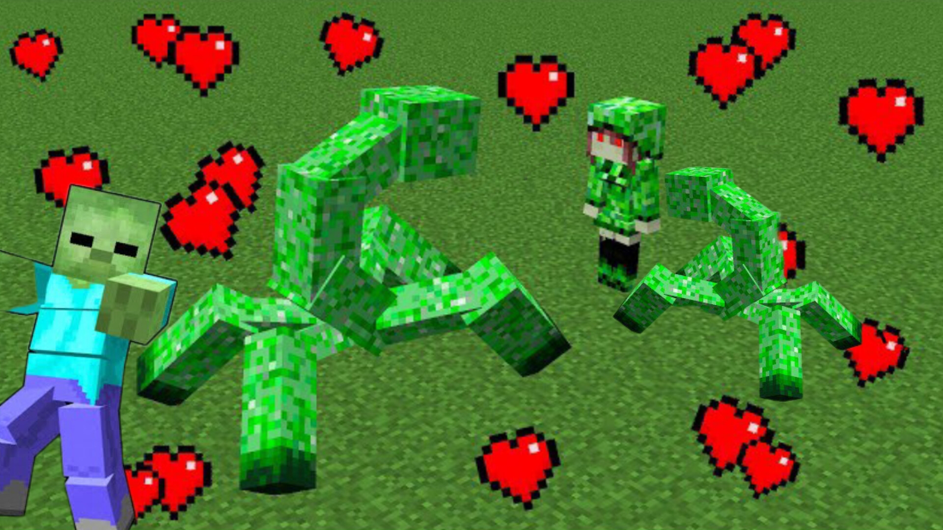 Новый супер мутант крипер в Майнкрафте, эксперименты смотреть онлайн