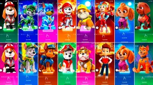 Мультики для Детей Щенячий Патруль Tiles Hop - РОККИ, ГОНЩИК, МАРШАЛЛ, КРЕПЫШ, РАЙДЕР, СКАЙ