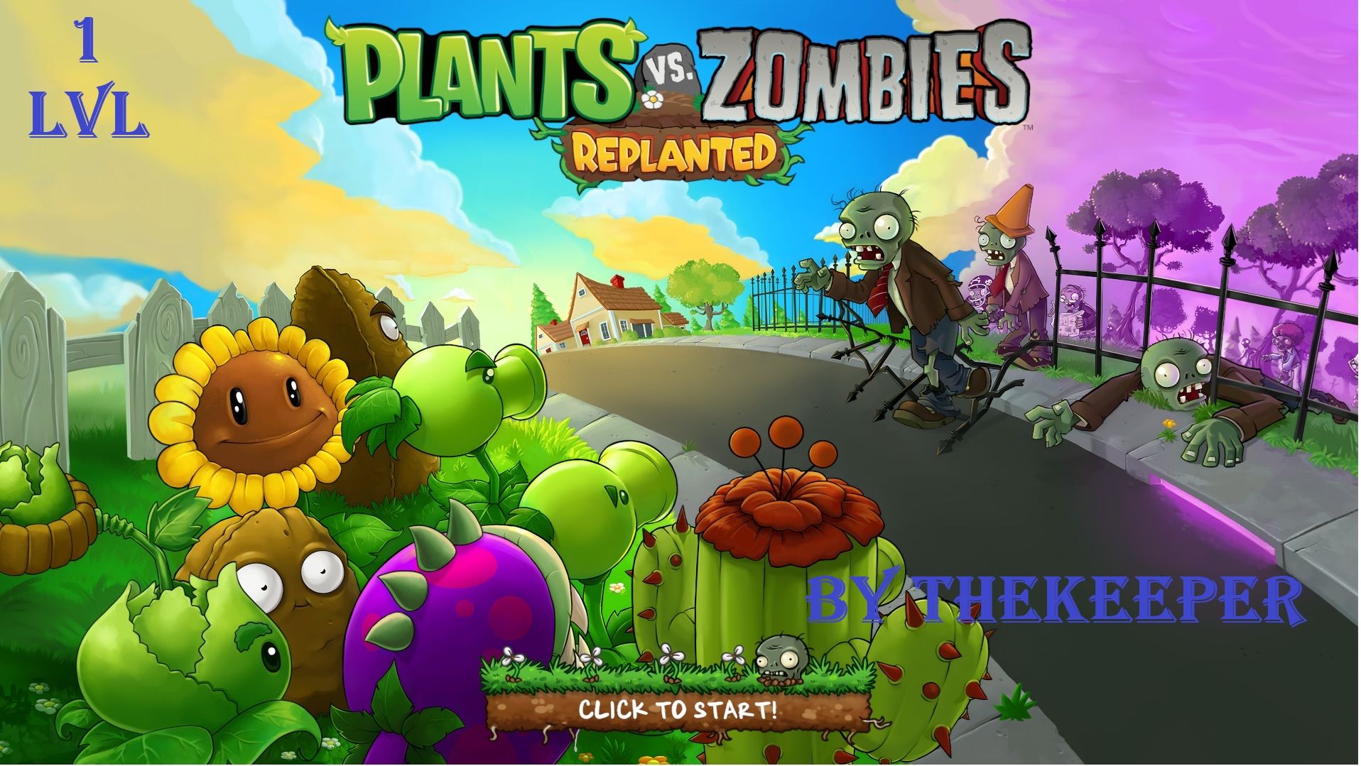 Зомби против растений! Plants vs Zombies: Replanted 1# задание полностью! Обучение! ПвЗ PvZ смотреть онлайн
