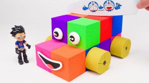 ЛЕПИМ МАШИНКУ ИЗ КИНЕТИЧЕСКОГО ПЕСКА ВИДЕОЛЕПКА ВИДЕО МУЛЬТИКИ ДЛЯ ДЕТЕЙ КАНАЛ ИГРАЛКИ-ЗАЛИПАЛКИ