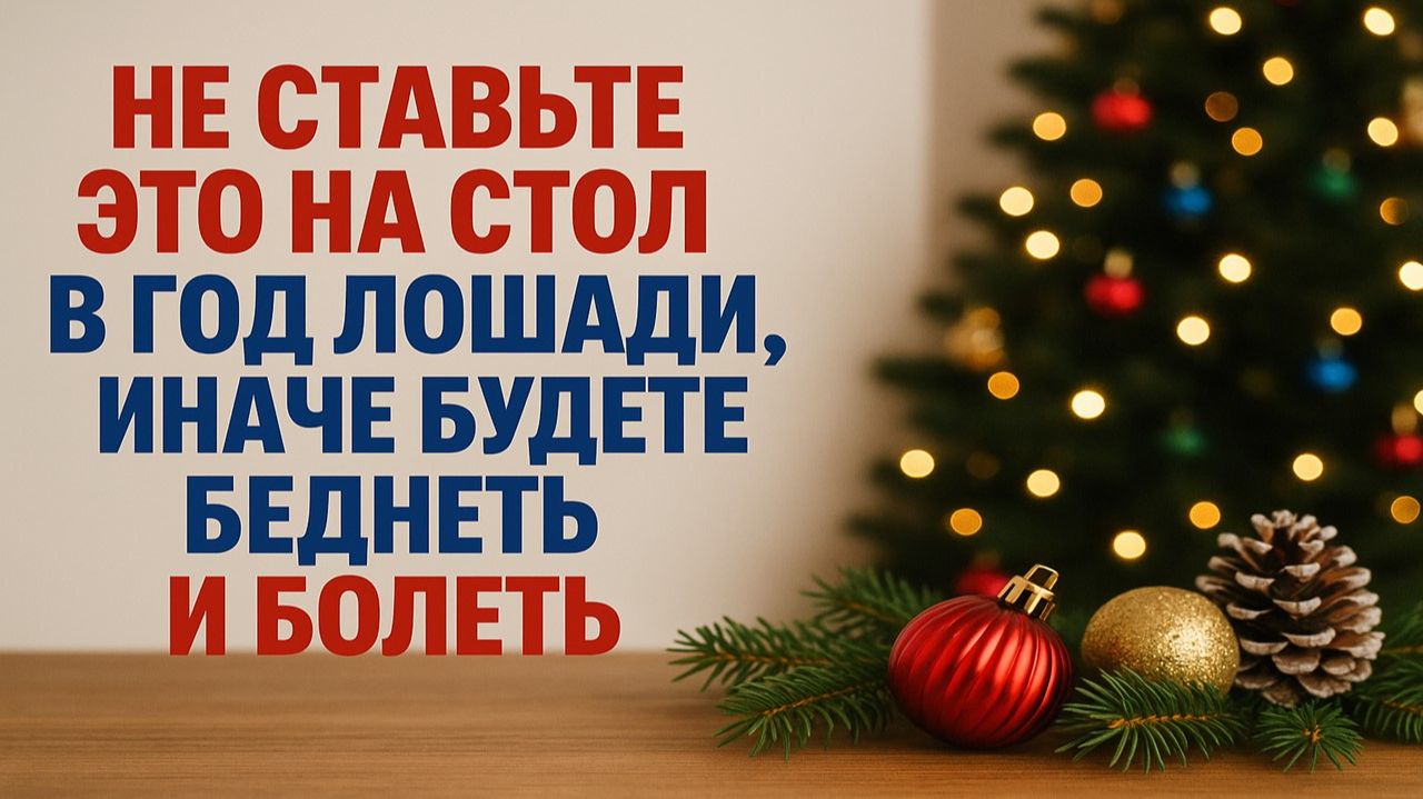 Что поставить на стол в 2026 году Лошади, чтобы пришёл достаток. Приметы и ритуалы смотреть онлайн