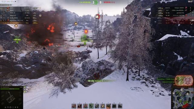 Танк Маус (Maus) в режиме "Натиск" | Мир танков смотреть онлайн