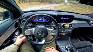 2020 Mercedes Benz C 220d AMG - ТЕСТ-ДРАЙВ ОТ ПЕРВОГО ЛИЦА