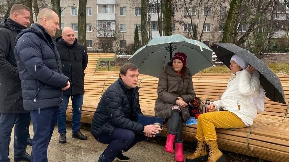 Сергей Пахомов посетил обновлённую набережную Травинского озера смотреть онлайн