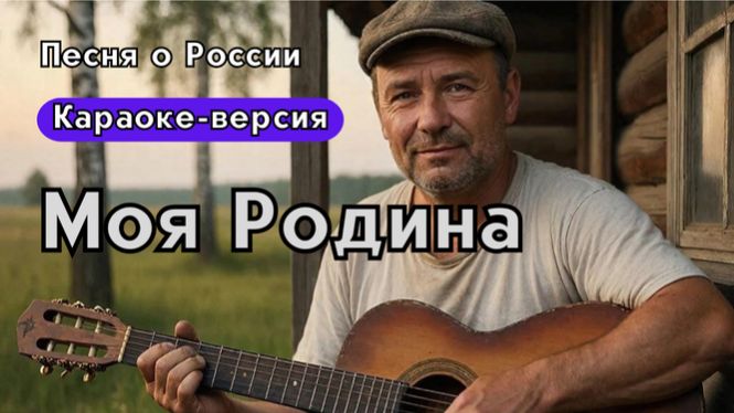 "Моя Родина!"- Русская песня о родине | Версия караоке смотреть онлайн