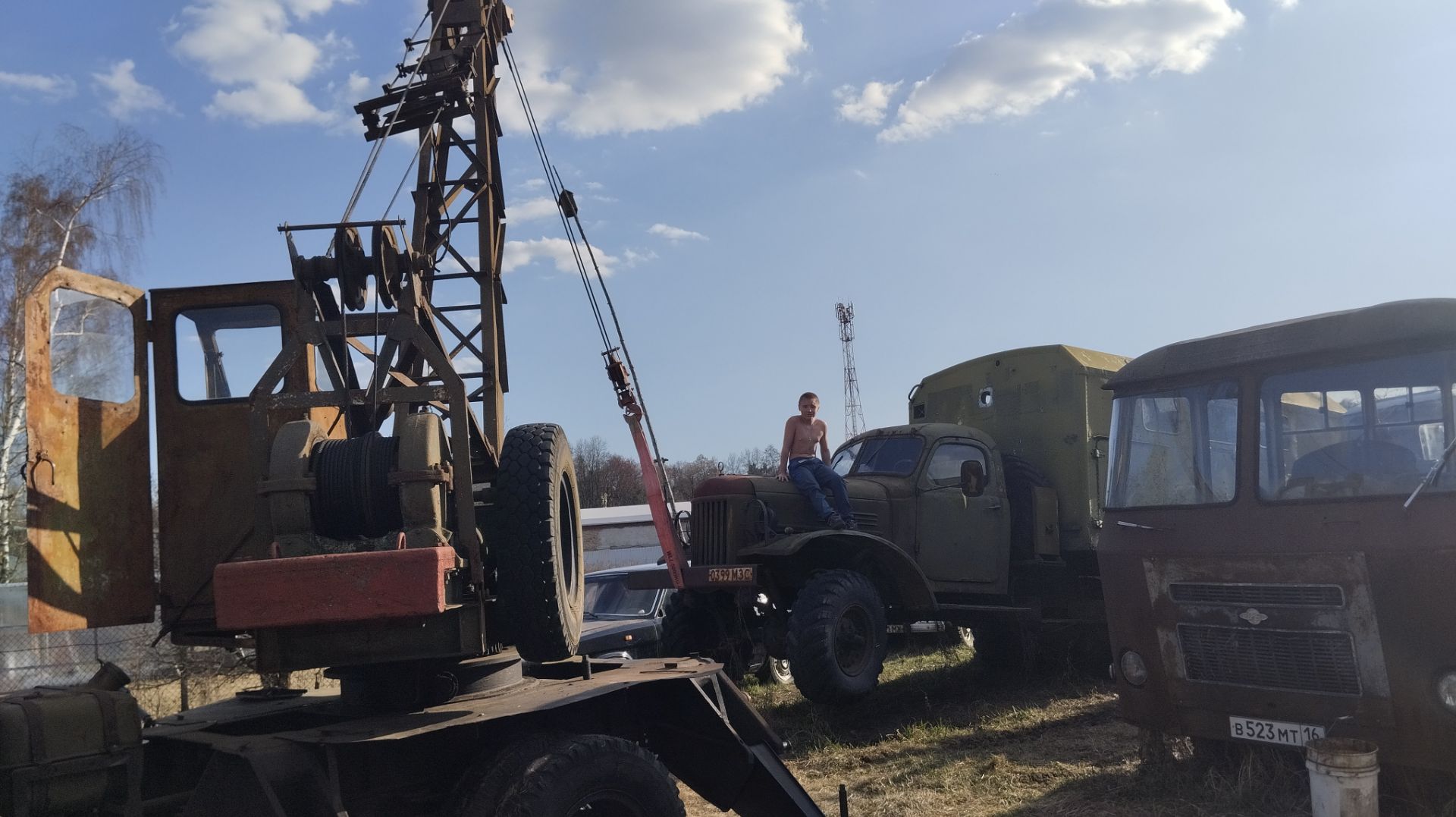 Ретро автокран К-46 ЗИЛ-164. Часть 5 смотреть онлайн