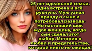 Мать скрывала тайну 25 лет, но одна встреча всё изменила... Финал до слёз. Слушать рассказы на Рутуб