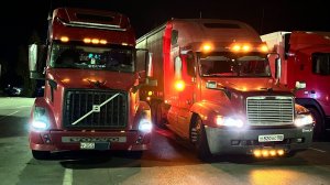 🌲🌲🌲 замена рессоры на Freightliner Century