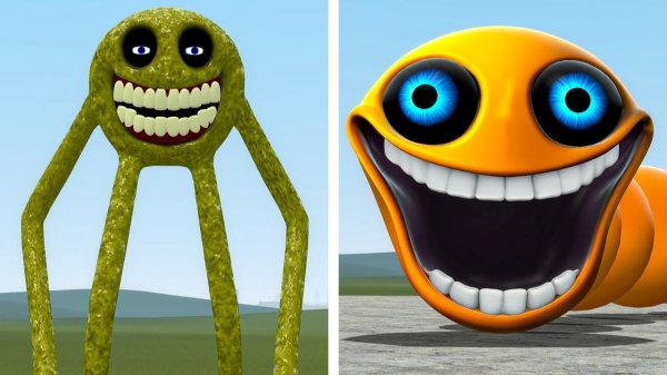 СМАЙЛИК ПРЕВРАЩАЕТСЯ В ГОЛОДНОГО ЧЕРВЯКА В ГАРРИС МОДЕ