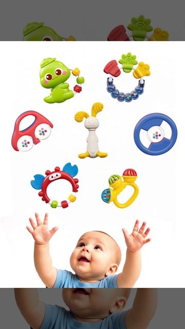 Развивающие игрушки для новорожденных погремушки 0+ набор смотреть онлайн